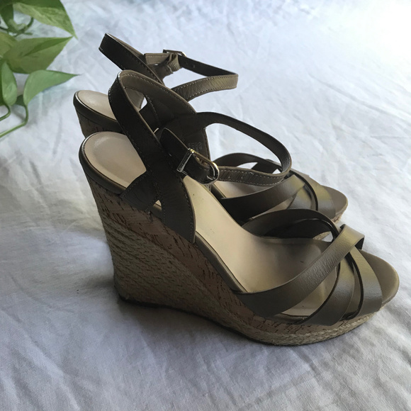 CHARLES DAVID Astro Cork & Jute Wedges Taupe | 8 - Picture 4 of 6